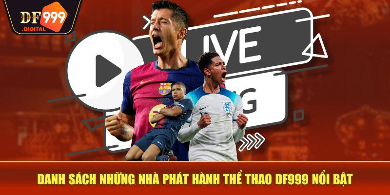 Danh sách những nhà phát hành thể thao DF999 nổi bật Danh sách những nhà phát hành thể thao DF999 nổi bật